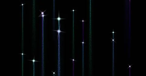 Image of fireworks exploding over black background Illustrazione stock