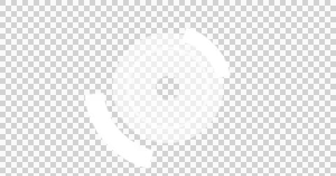 Image of flashing white loading circle, on black background Stock Illustration