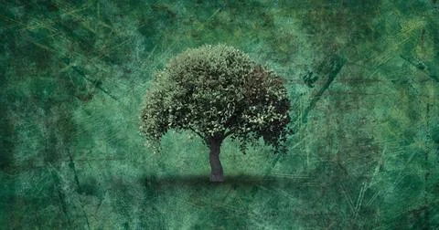 Image of flickering distressed pattern moving in seamless loop over green t.. Stock Photos