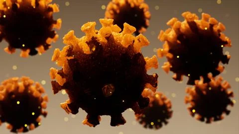 Image of Flu COVID-19 virus variant Coronavirus 库存插图