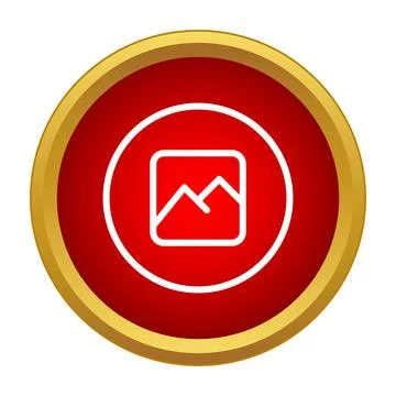 Image gallery selecting button vector ui design Illustrazione stock