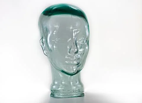 Image of Glass Head Display Stock Photos
