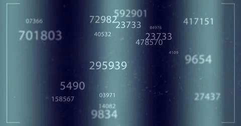 Image of glitch technique over circles, graphs, loading bars and dna helix on 스톡 사진