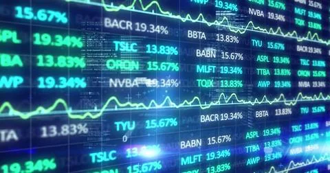 Image of global business 4k Stock Illustration