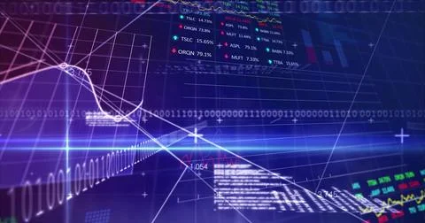 Image of global business 4k Stock Illustration