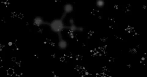 Image of globe and data processing on black background イラスト素材