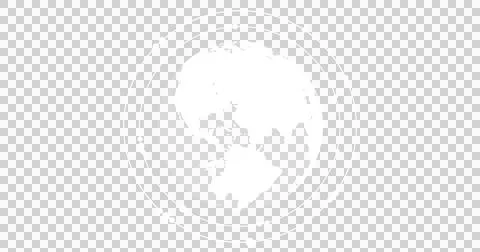 Image of globe and graph data processing on transparent background Stock Illustration