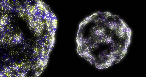 Image of globes of connections and data processing over black background 스톡 사진