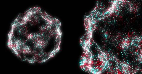 Image of globes of connections and data processing over black background 写真素材