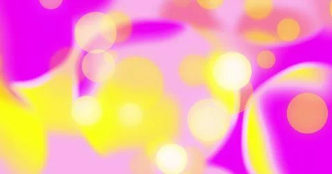 Image of glowing light spots moving over purple background Ilustração Stock