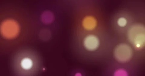 Image of glowing light spots moving over green background Ilustração Stock