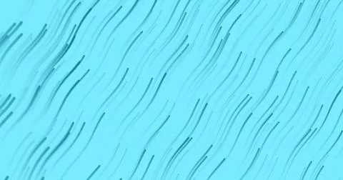 Image of glowing light trails moving on seamless loop on blue background Stock Illustration