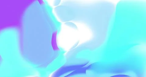 Image of glowing multi coloured gradient abstract out of focus shapes Stock Photos