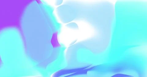 Image of glowing multi coloured gradient abstract out of focus shapes Stock Photos