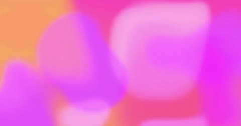 Image of glowing multi coloured gradient abstract out of focus shapes Stock Photos