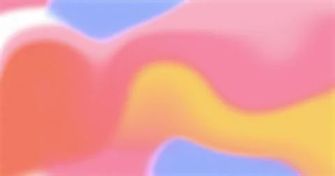 Image of glowing multi coloured gradient abstract out of focus shapes Stock Photos