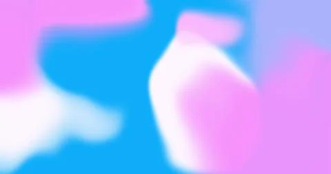 Image of glowing multi coloured gradient abstract out of focus shapes Stock Photos