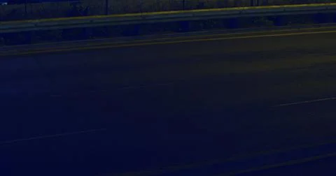 Image of glowing qr code over red light trails Stock Illustration