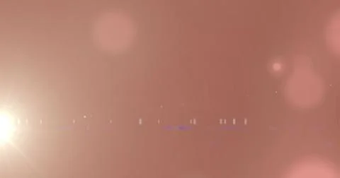 Image of glowing spots of lights over dark background Ilustração Stock