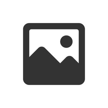 Image glyph vector icon isolated 스톡 일러스트