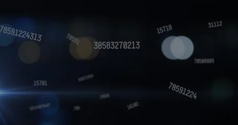 Image of graph and diverse data Stock Photos