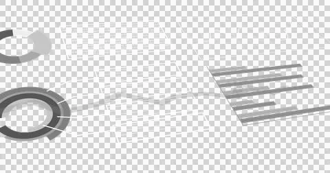 Image of graphs, statistics and binary coding processing on transparent Stock Illustration