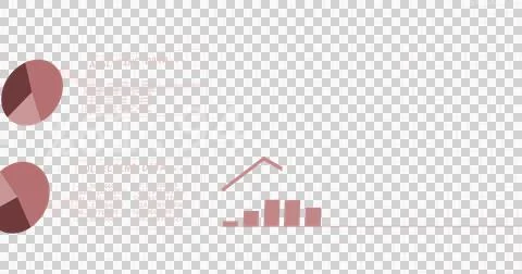 Image of graphs, statistics and binary coding processing on transparent Stock Illustration