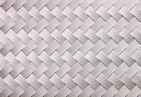 Image of gray ribbon weaved pattern closeup Stock Photos
