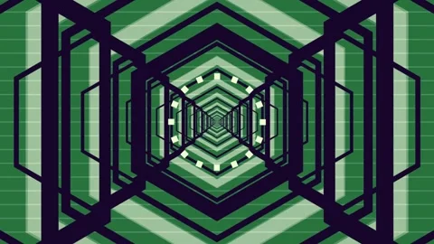 An image of a green and black geometric pattern white green 動画素材 337035521