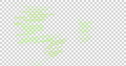 Image of green and white computer data processing over transparent background Ilustração Stock