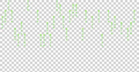 Image of green binary coding data processing over transparent background Stock Illustration