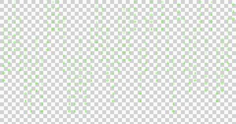 Image of green binary coding data processing over transparent background 스톡 일러스트