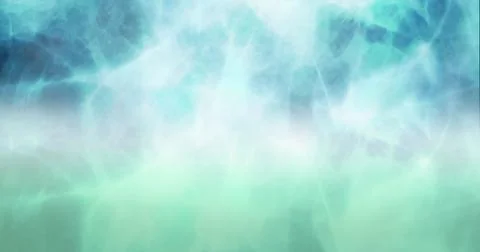 Image of green clouds of smoke moving on seamless loop Foto stock