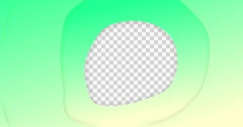 Image of green gradient lines waving in seamless loop on white background Stock Illustration