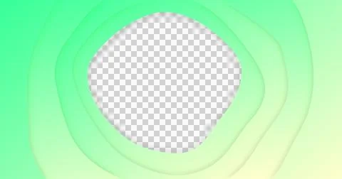 Image of green gradient lines waving in seamless loop on white background Illustrazione stock