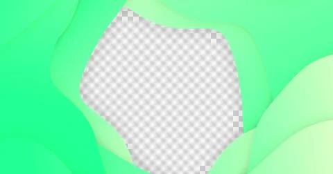 Image of green gradient lines waving in seamless loop on white background Stock Illustration