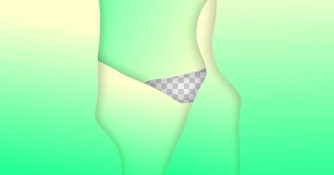 Image of green gradient lines waving in seamless loop on white background Illustrazione stock