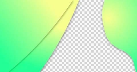 Image of green gradient lines waving in seamless loop on white background Stock Illustration