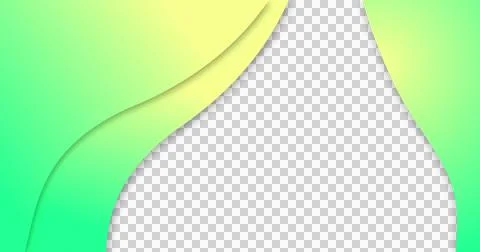 Image of green gradient lines waving in seamless loop on white background Stock Illustration