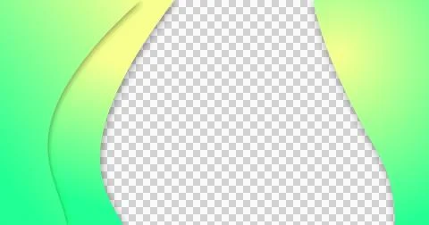 Image of green gradient lines waving in seamless loop on white background Stock Illustration