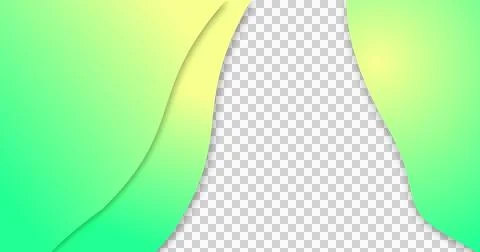 Image of green gradient lines waving in seamless loop on white background Stock Illustration