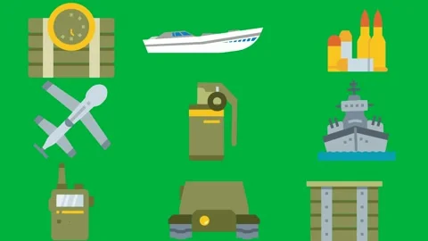 Image green screen brown border white background yellow arrow coin sitting. Stock Footage 310563371