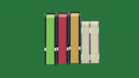 An image of a green screen with pixel on it and black pink notebook background Stock Footage 335937551