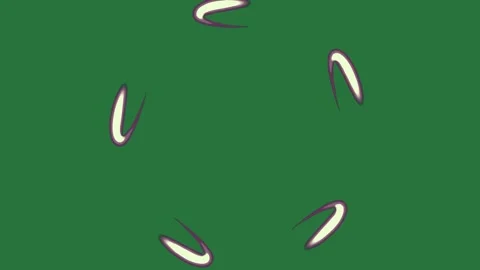 An image of a green screen with white background and flower circle on it Видео 335065557
