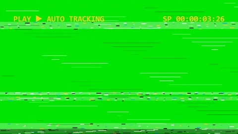 An image of a green screen with the words play and auto racing on it tracking Stock Footage 346172382