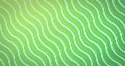 Image of green waving pattern moving on green background Stock Photos