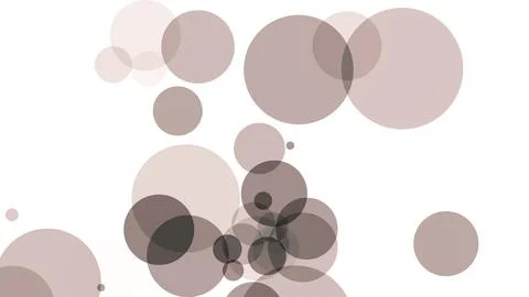 Image of gushing circles on white background Stock Illustration