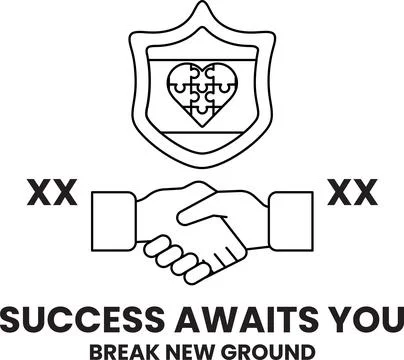 The image has a positive and uplifting mood Stock Illustration