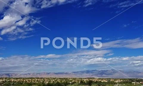 An image of a Henderson Nevada Landscape.. Stock Photos