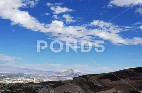 An image of a Henderson Nevada Landscape.. Stock Photos